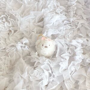 rare mini macaroon plush keychain